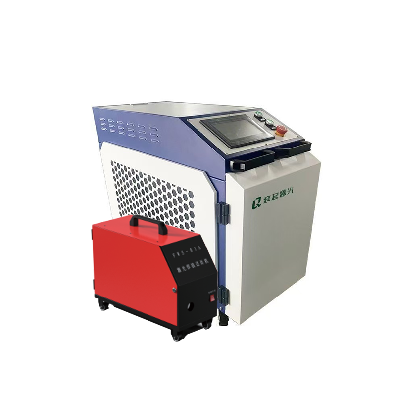 Fiber Laser Welding Machine Working with the Wire Feeder